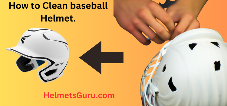 How to clean a baseball helmet.