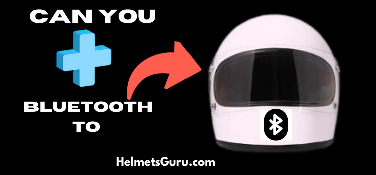 Can you add bluetooth to a motorcycle helmet