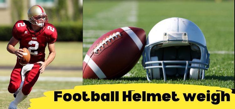 Football helmet weigh