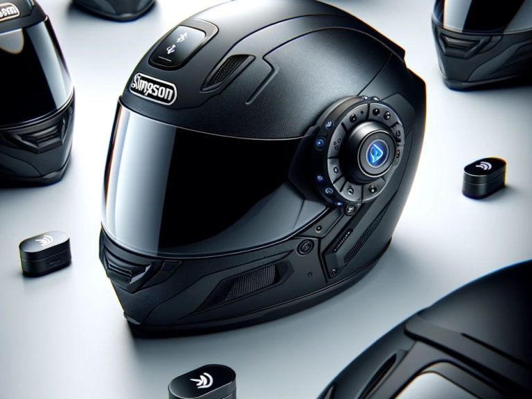 Simpson Motorcycle Helmets with Bluetooth