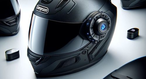 Simpson Motorcycle Helmets with Bluetooth